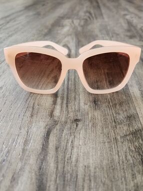 J. Crew Blush Pink D Frame Sunglasses Ombre Lens